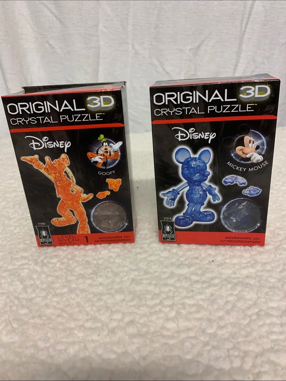 Disney 3D Crystal Goofy & Mickey Mouse Puzzles NEW original 3D Bepuzzled Puzzles